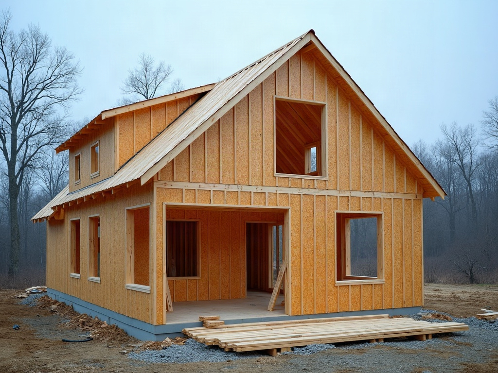 General contractor reviewing plans at a Clovis home addition job site