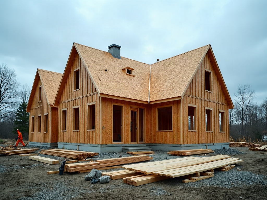 General contractor reviewing plans at a Fowler home job site in the Central Valley